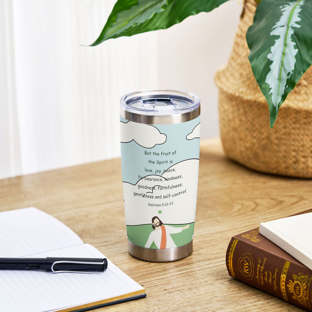 Love Joy Peace Christian 20OZ Tumbler