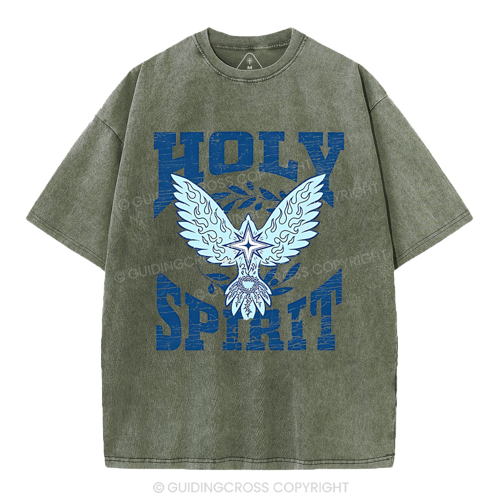 Holy Spirit Christian Washed T-Shirt