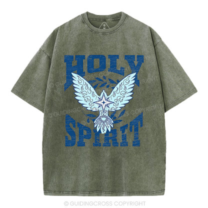 Holy Spirit Christian Washed T-Shirt
