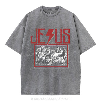 Jesus Christian Washed T-Shirt