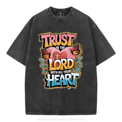 Trust In The Lord Christian Washed T-Shirt