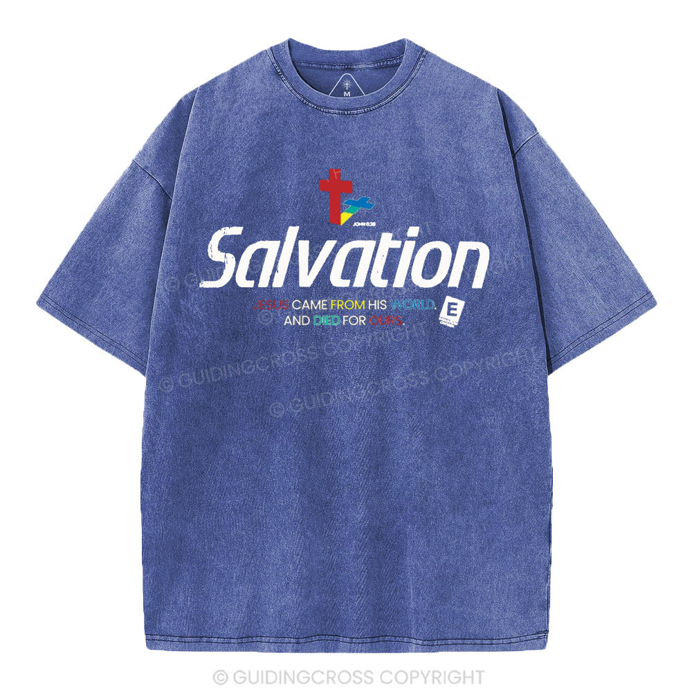 Salvation Christian Washed T-Shirt