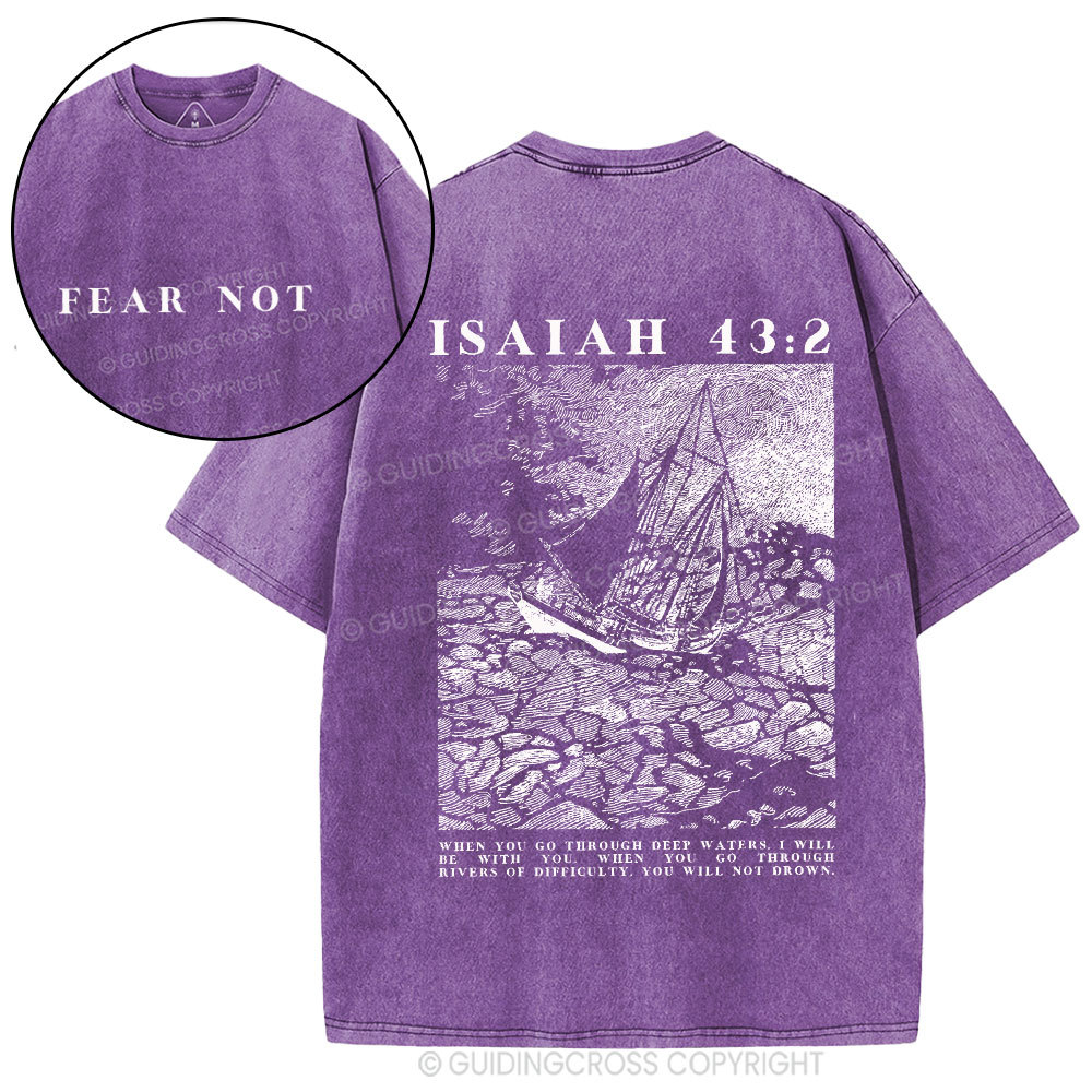 Fear Not Christian Washed T-Shirt