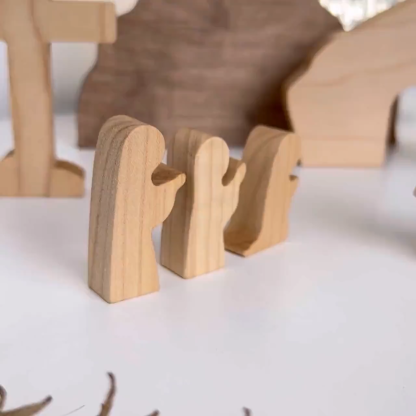 Easter Scene Wooden Decoration