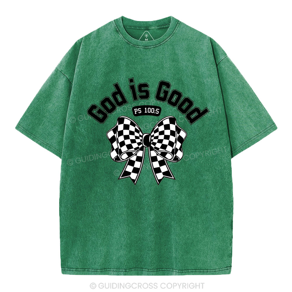 God Is Good Christian Washed T-Shirt