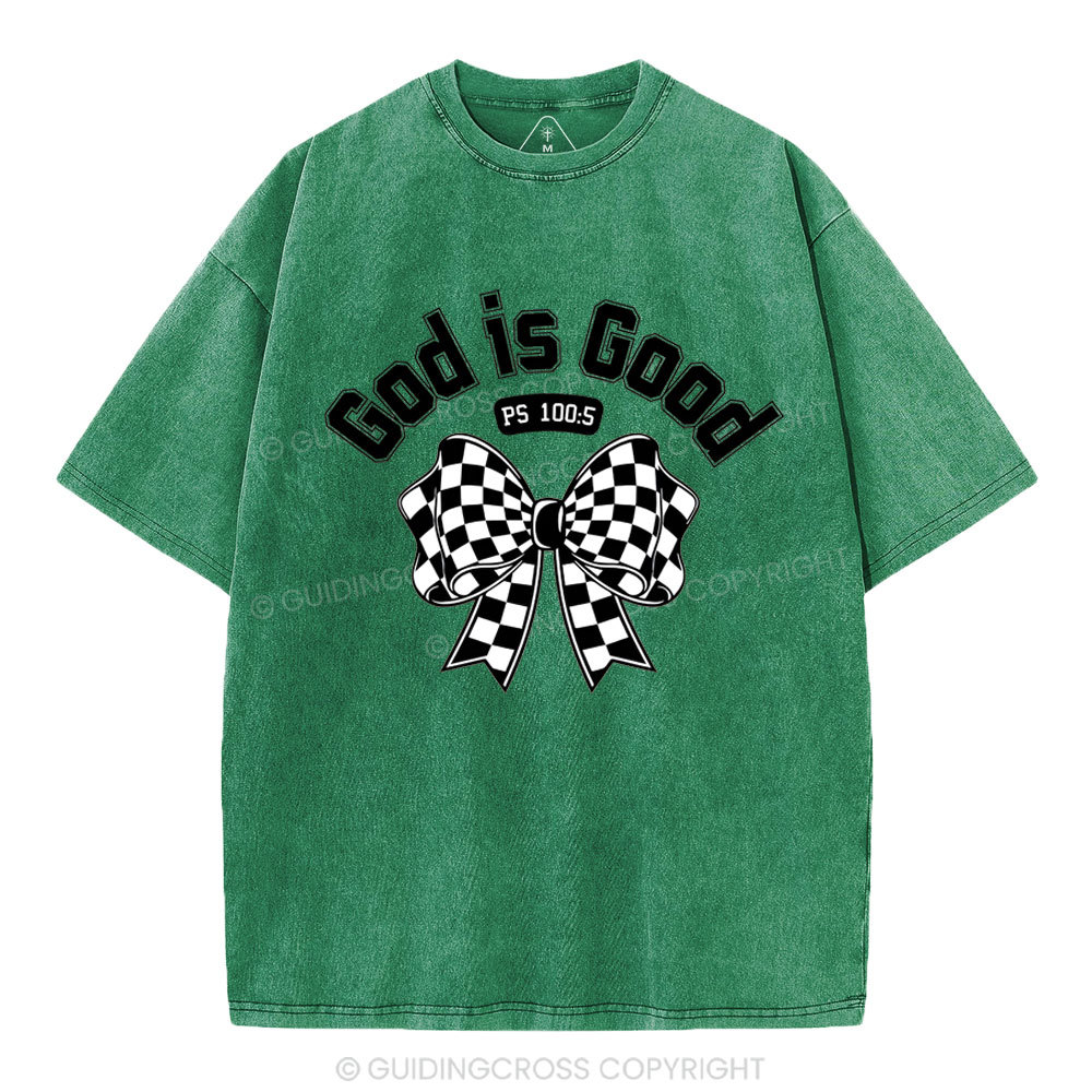 God Is Good Christian Washed T-Shirt
