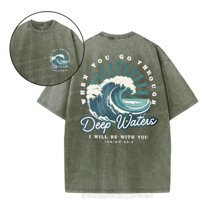 Deep Water Chirstian Washed T-Shirt