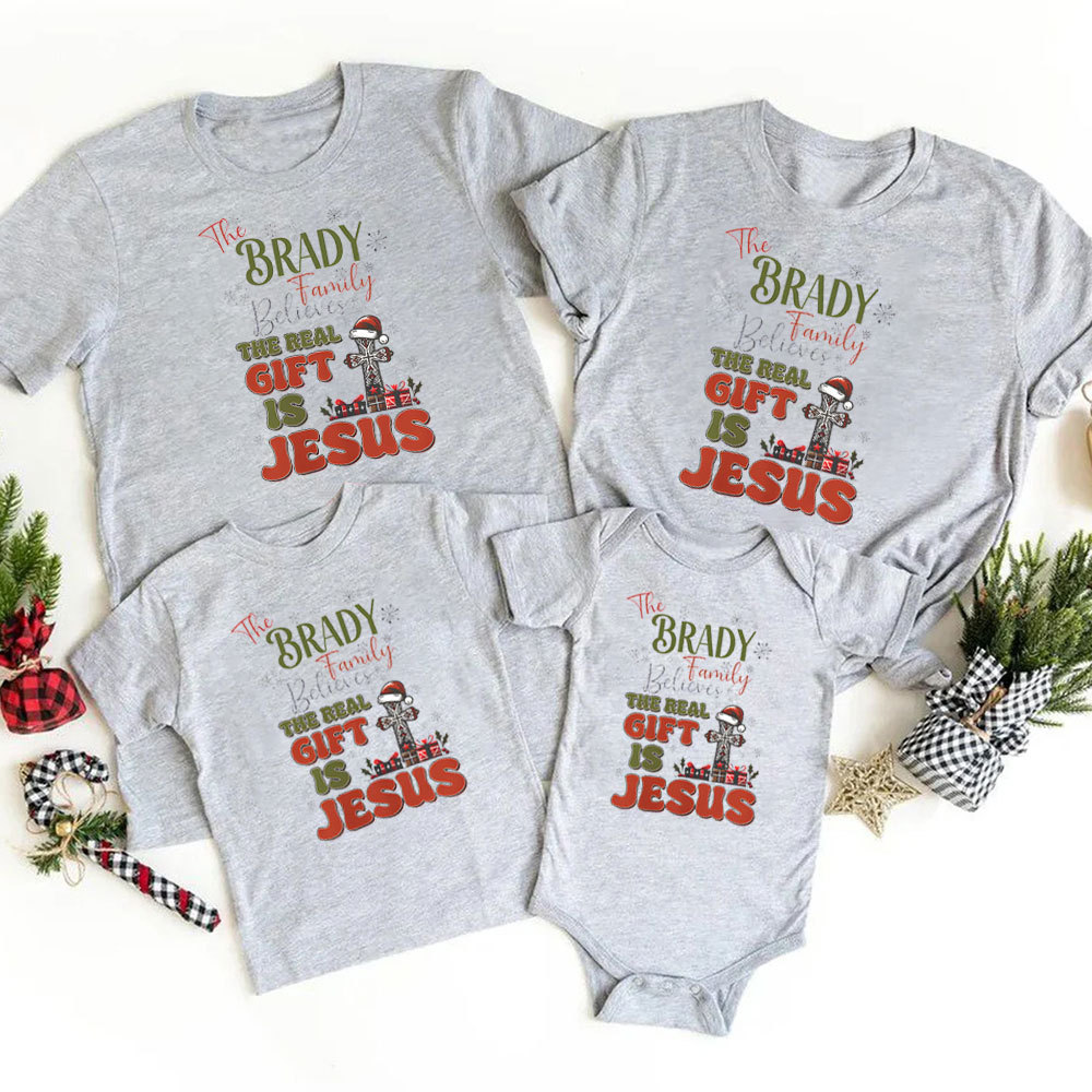 Personalized Family Believes Christmas Family Matching Shirts