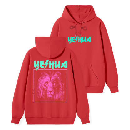 Retro Lion Yeshua Classic Christian Hoodie