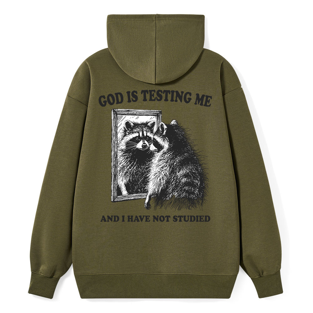 God Is Testing Me And I Have Not Studied Classic Christian Hoodie