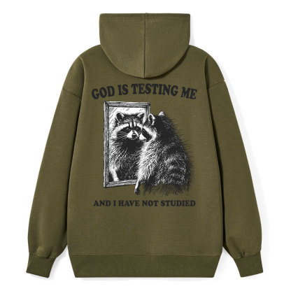 God Is Testing Me And I Have Not Studied Classic Christian Hoodie