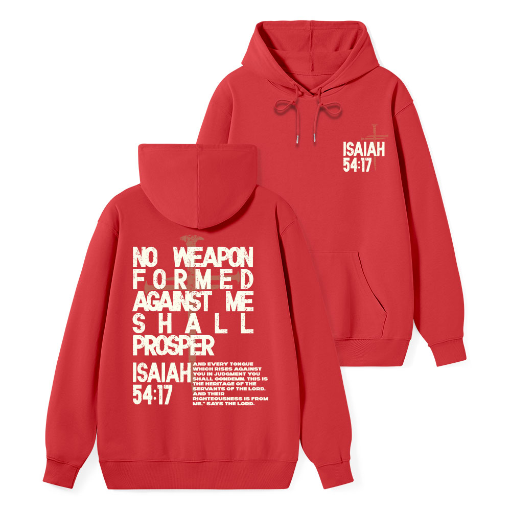 No Weapon Classic Christian Hoodie