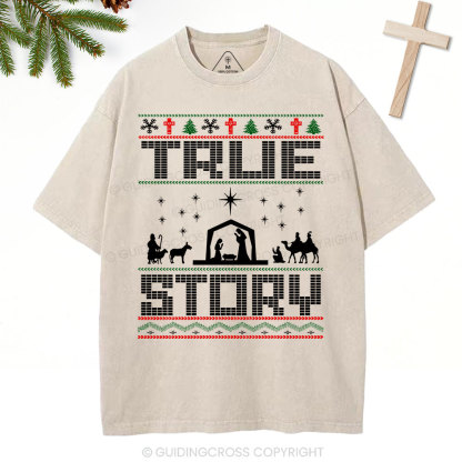 True Story Christian Washed T-Shirt