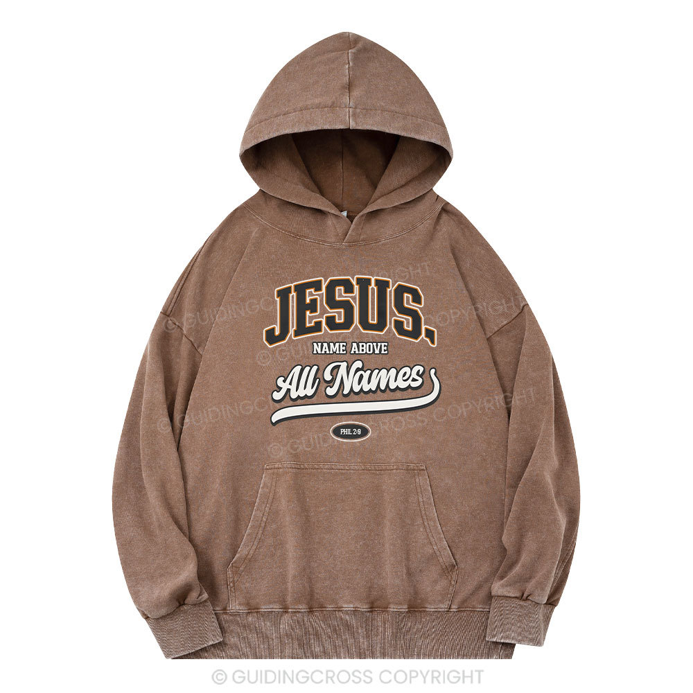Yahweh Christian Washed Hoodie Sale - GuidingCross