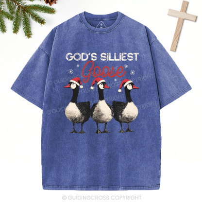 GOD’S SILLIEST Christian Washed T-Shirt