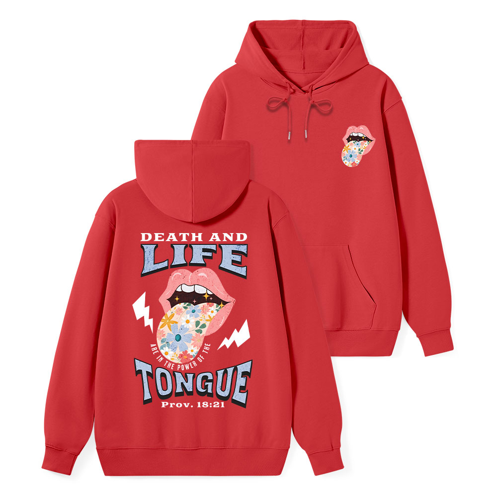 Death And Life Tongue Classic Christian Hoodie