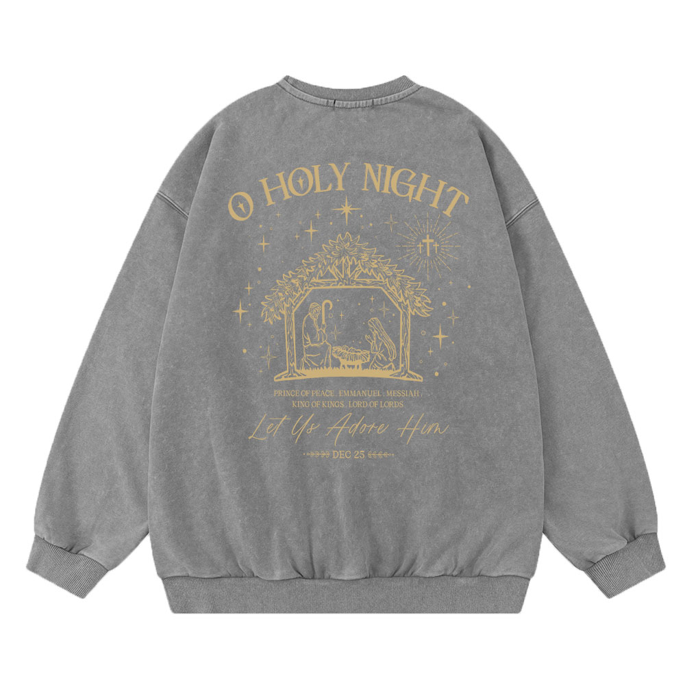 YAHWEH Our Very Breath Speaks His Name Christian Washed Sweatshirt Sale - GuidingCross