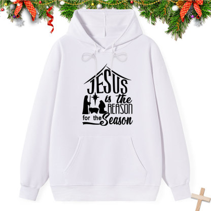 Nativity Jesus Is the Reason for the Season Classic Christian Hoodie