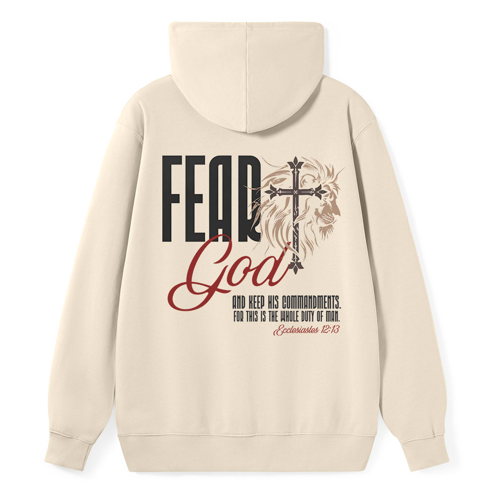 Fead God Classic Christian Hoodie