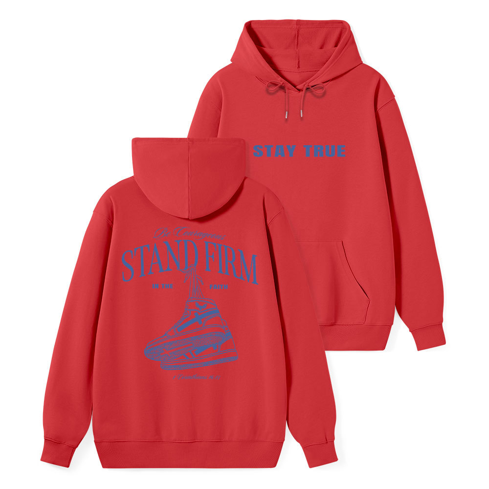 Stand Firm Classic Christian Hoodie