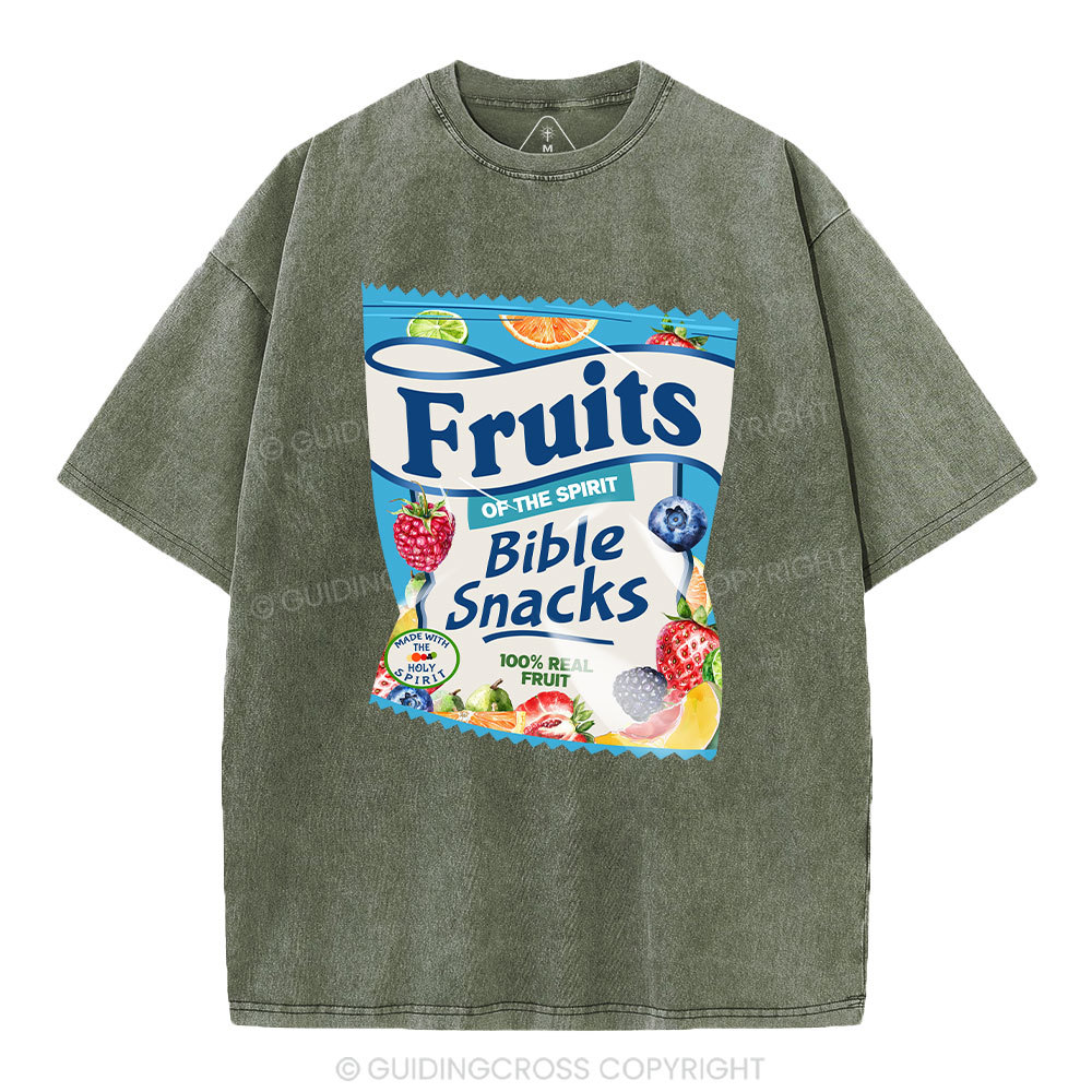 Fruit Of The Spirit Christian Washed T-Shirt
