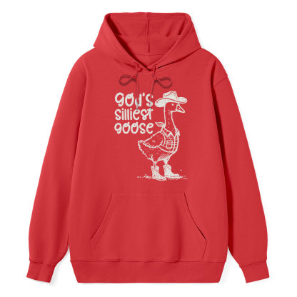 God's Silliest Goose Classic Christian Hoodie