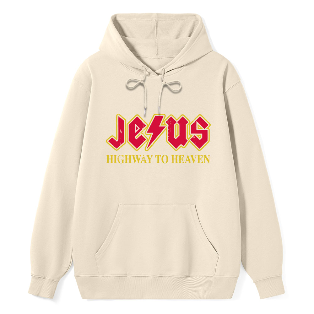 Jesus Highway To Heaven Classic Christian Hoodie