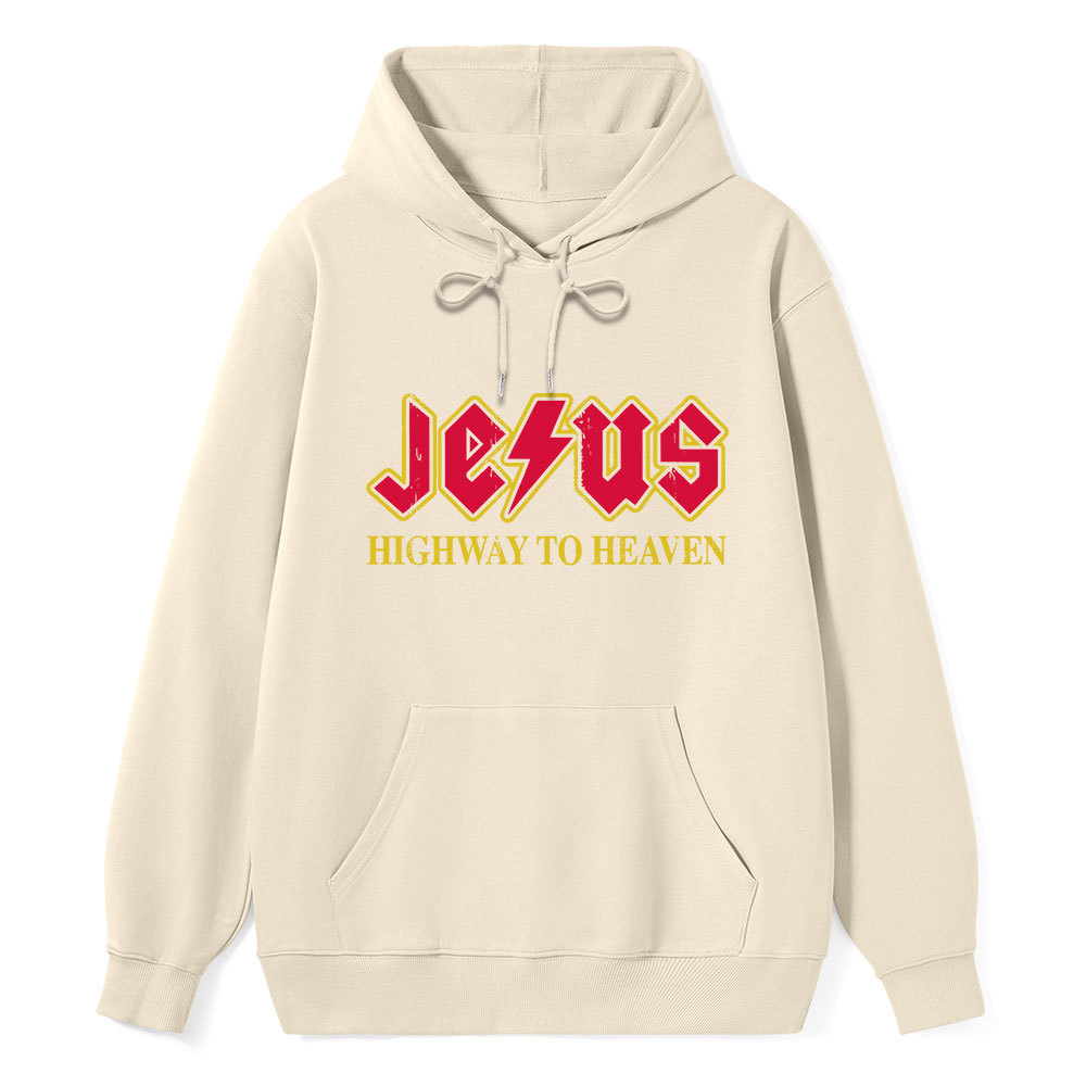 Jesus Highway To Heaven Classic Christian Hoodie