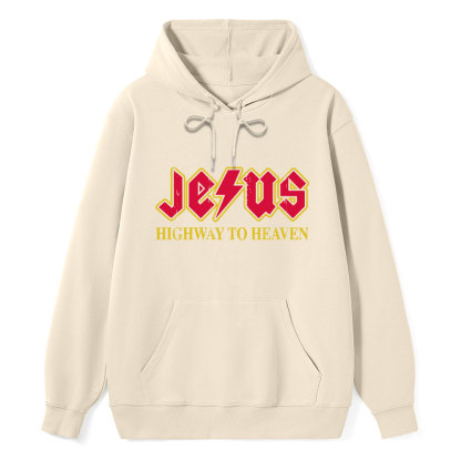 Jesus Highway To Heaven Classic Christian Hoodie