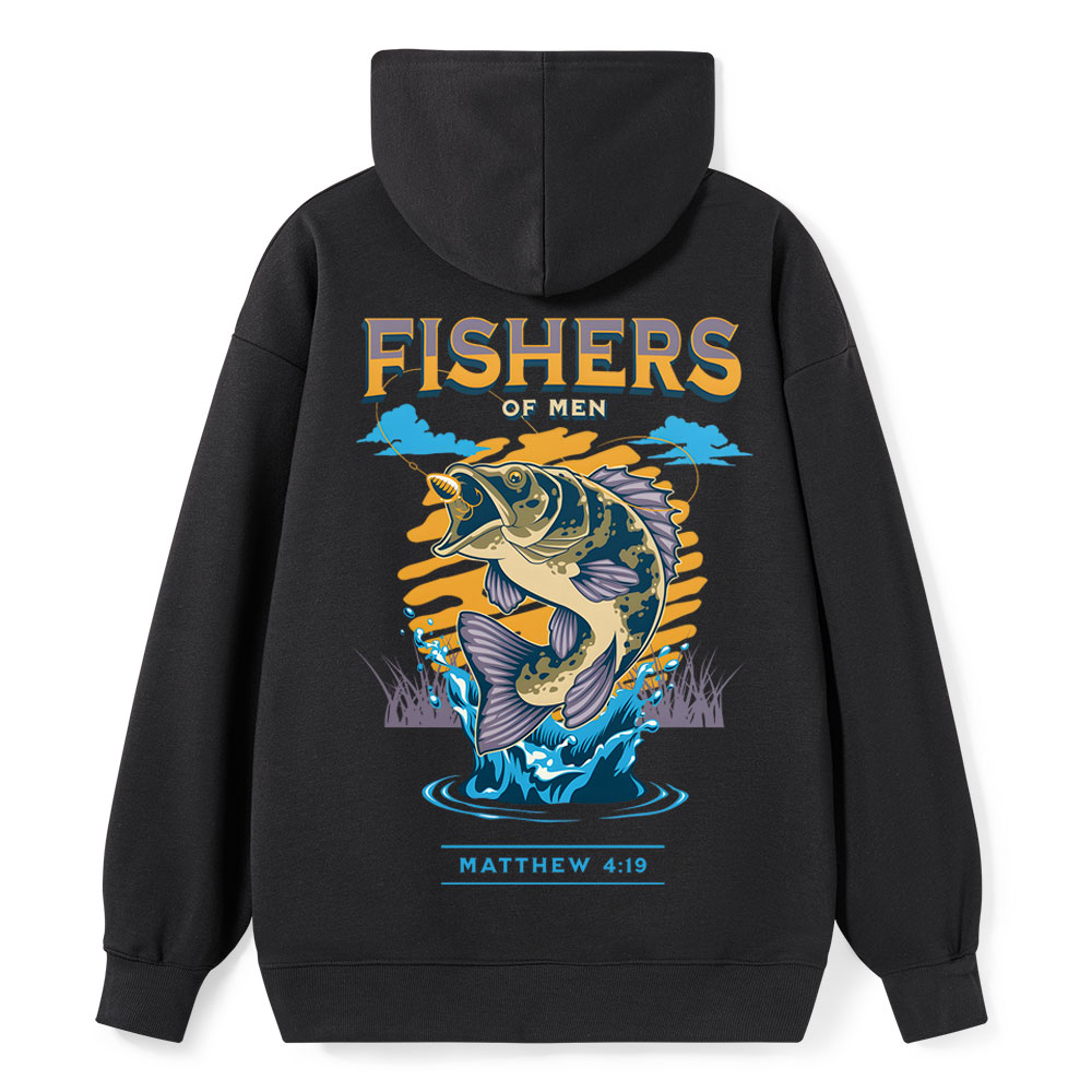 Fishers Of Men Matthew 4:19 Christian Hoodie