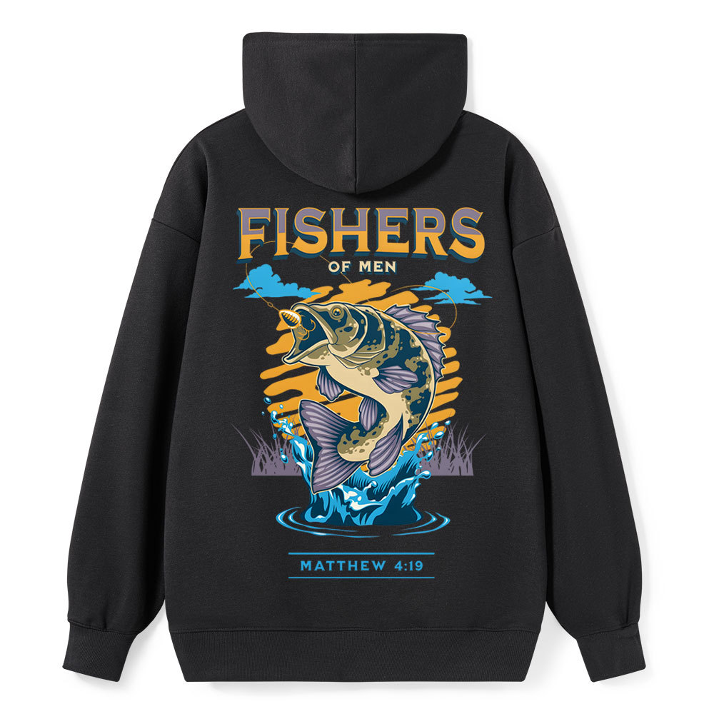 Fishers Of Men Matthew 4:19 Christian Hoodie