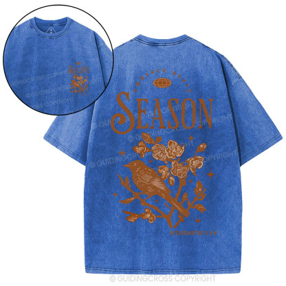 Embrace Every Season Christian Washed T-Shirt