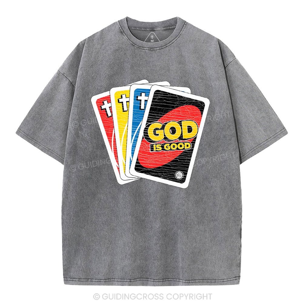 God Is Good Christian Washed T-Shirt