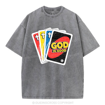 God Is Good Christian Washed T-Shirt