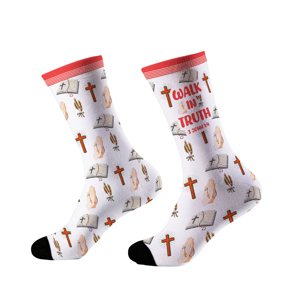 Walk In Truth Christian Socks