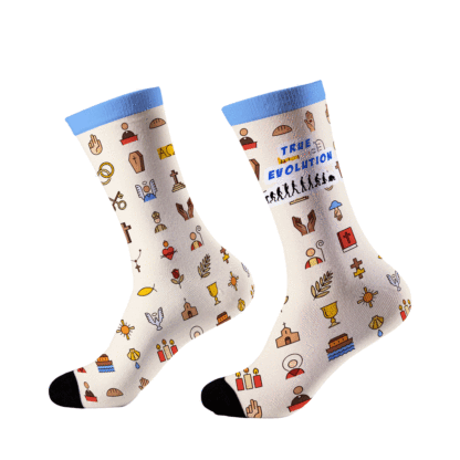 Follow Jesus Christian Socks