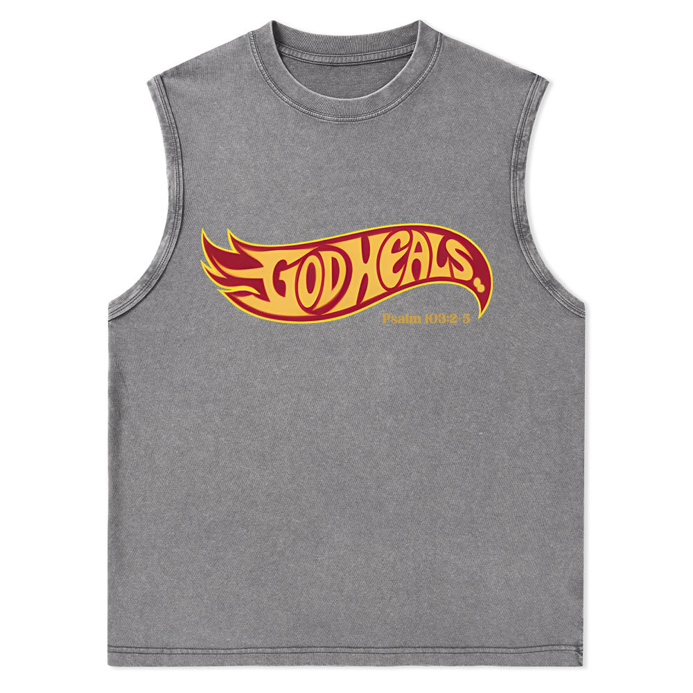 I Am His Christian Washed sleeveless Tee Sale - GuidingCross