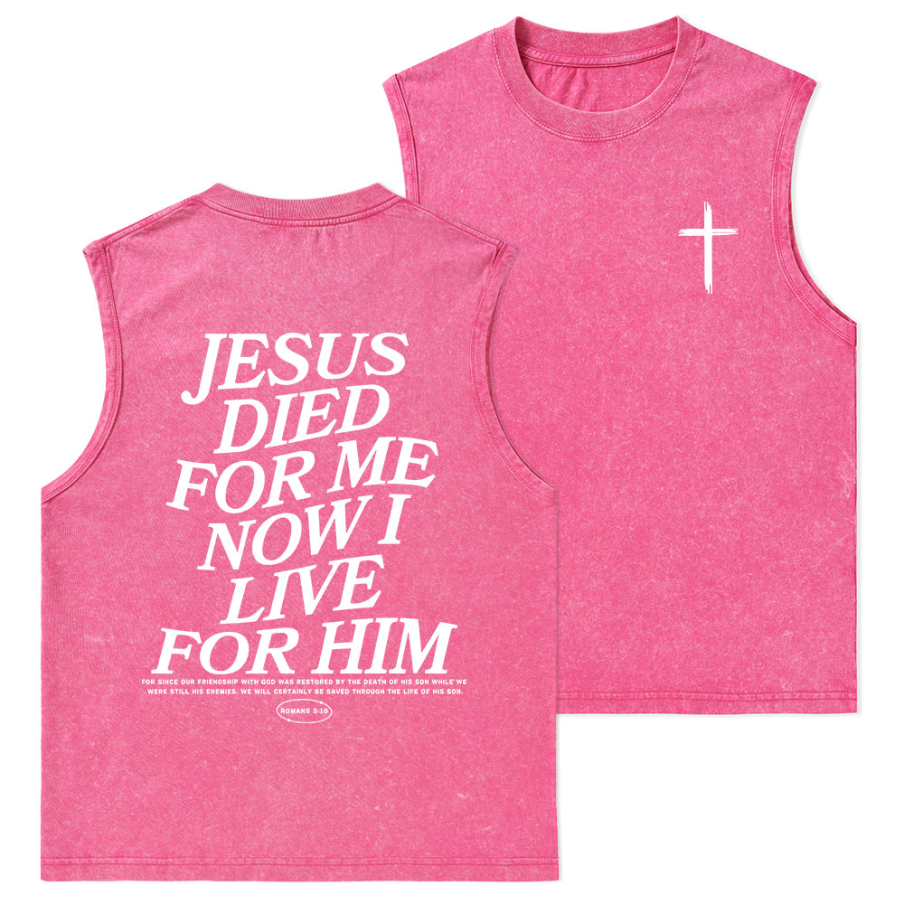 I Am His Christian Washed sleeveless Tee Sale - GuidingCross