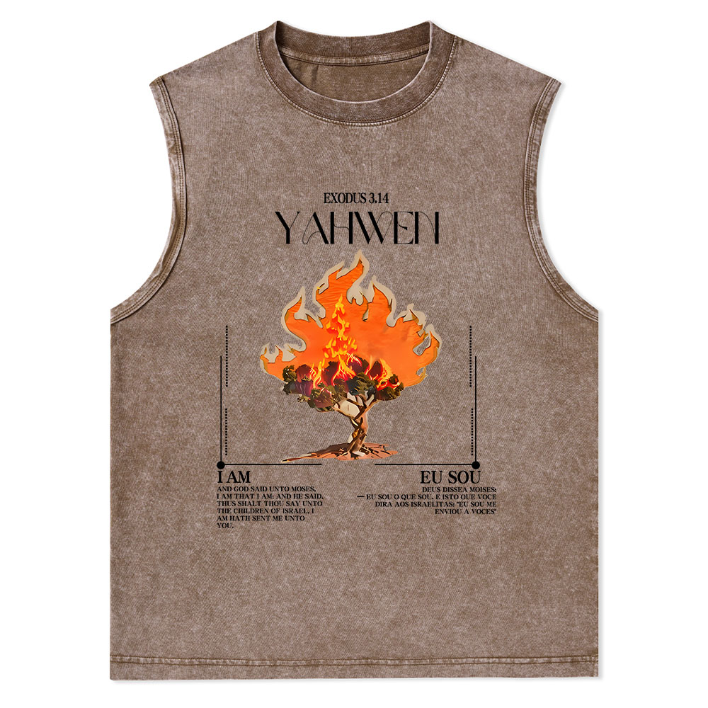 I Am His Christian Washed sleeveless Tee Sale - GuidingCross