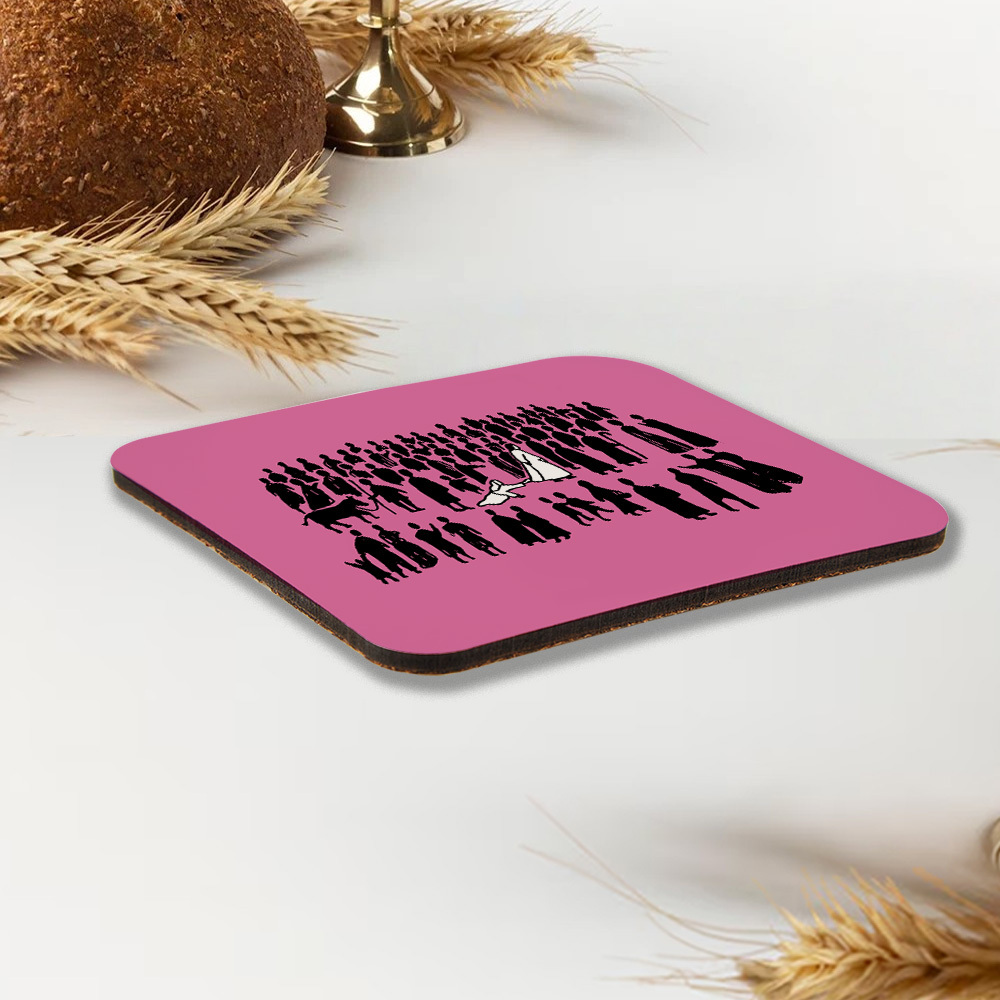 By His Wounds Christian Wooden Printed Coasters