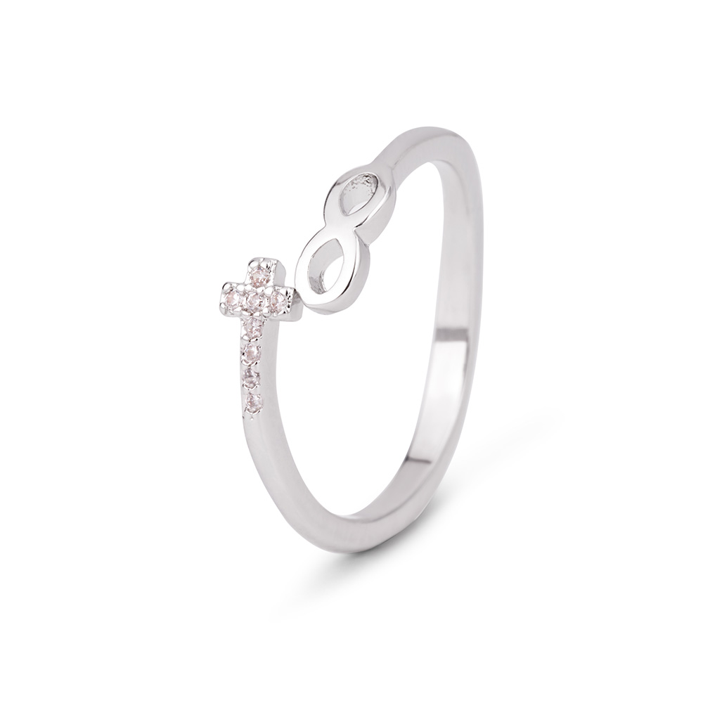 Pray Big God Can Handle It Cross Ring