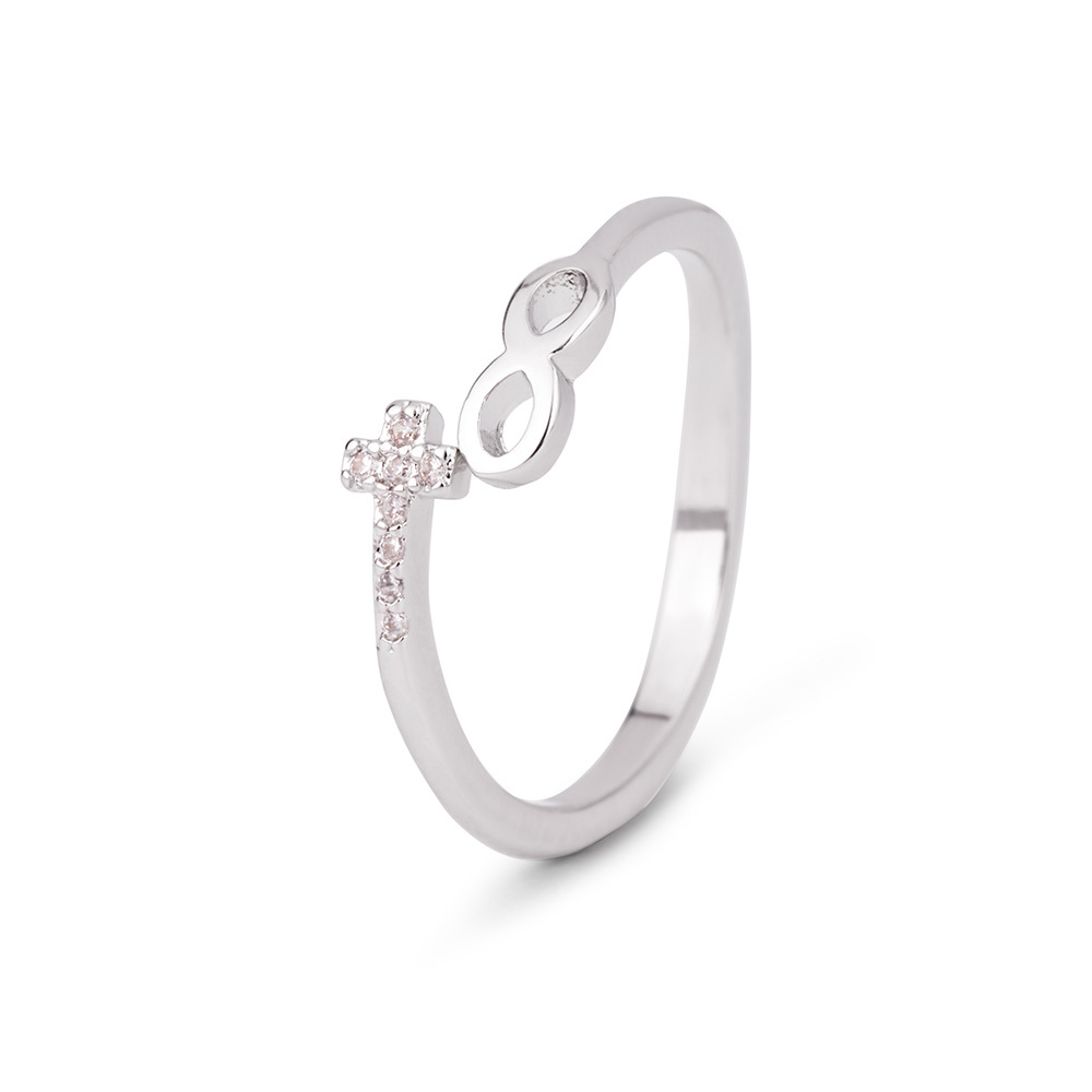 Pray Big God Can Handle It Cross Ring