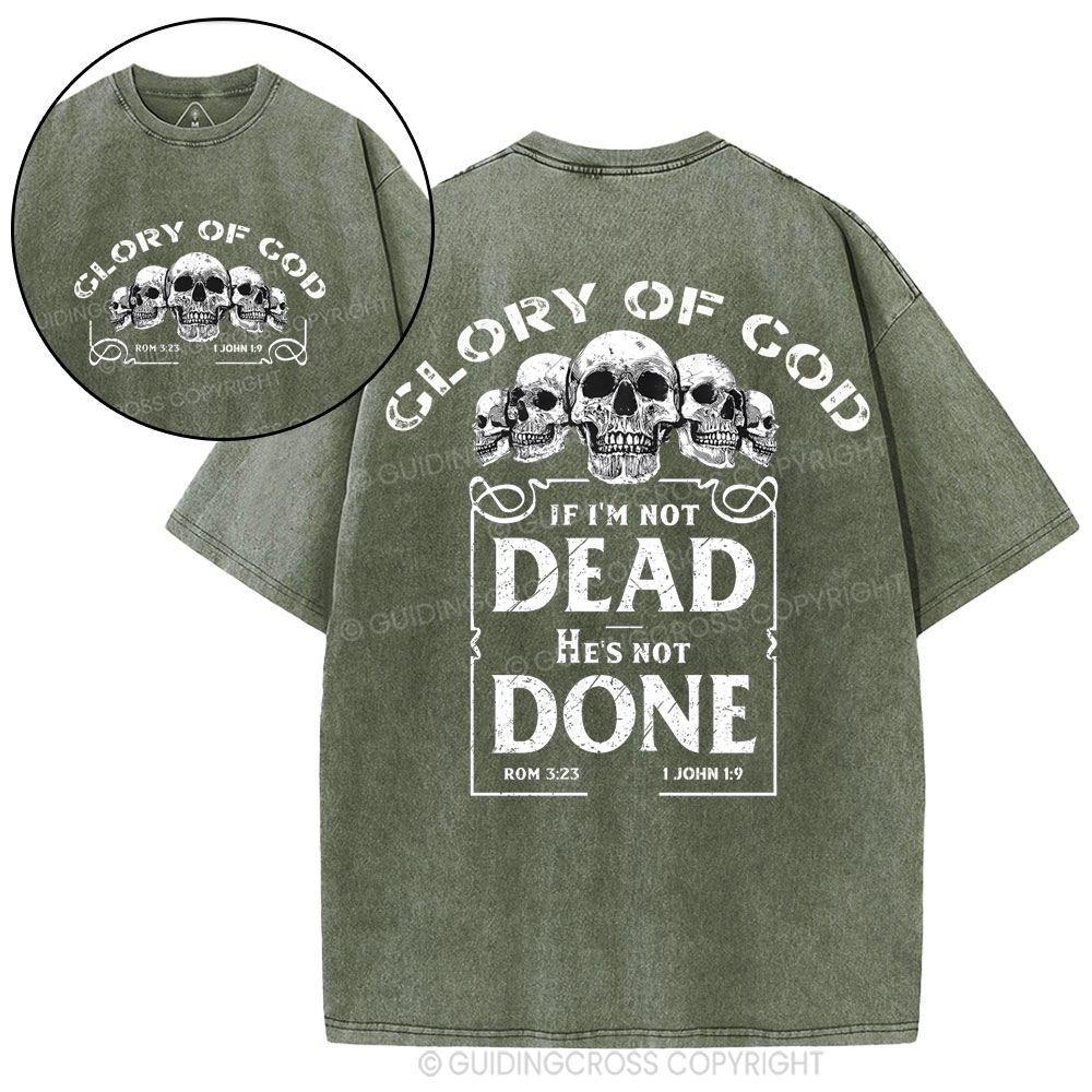 Glory Of God Christian Washed T-Shirt