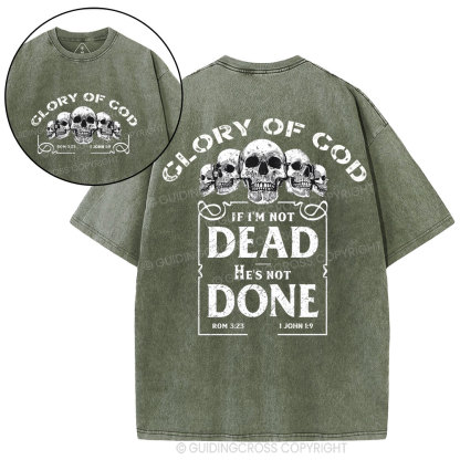 Glory Of God Christian Washed T-Shirt
