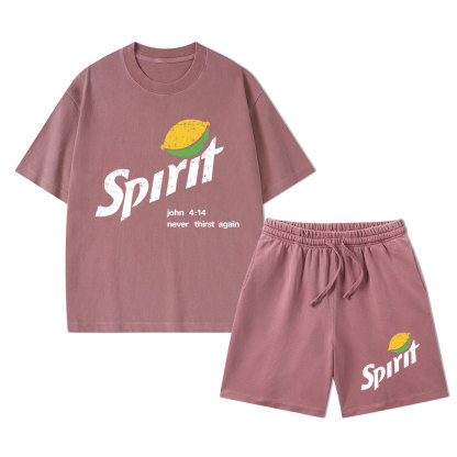 Spirit Christian Washed T-Shirt & Shorts