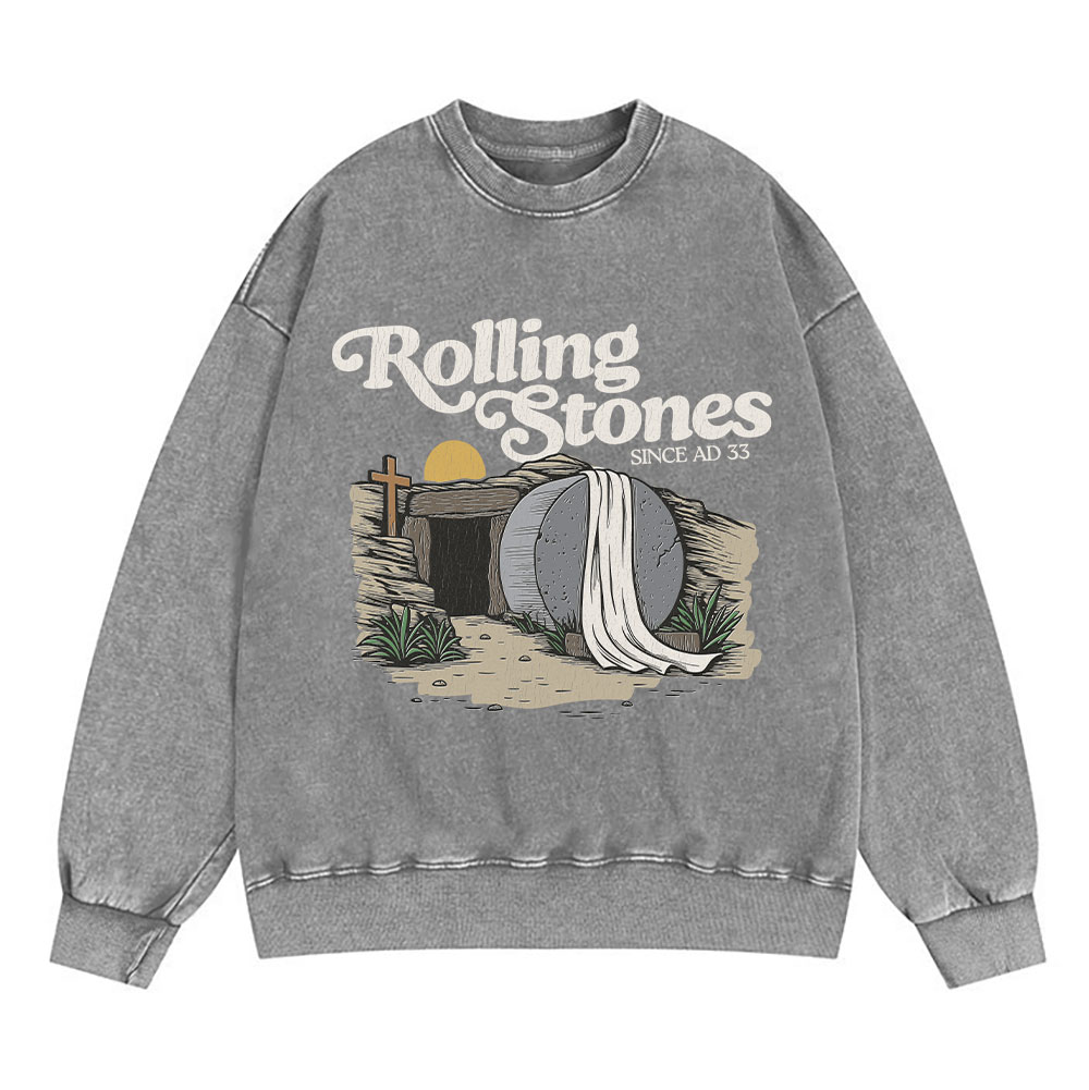 Rolling Stone Christian Washed Sweatshirt