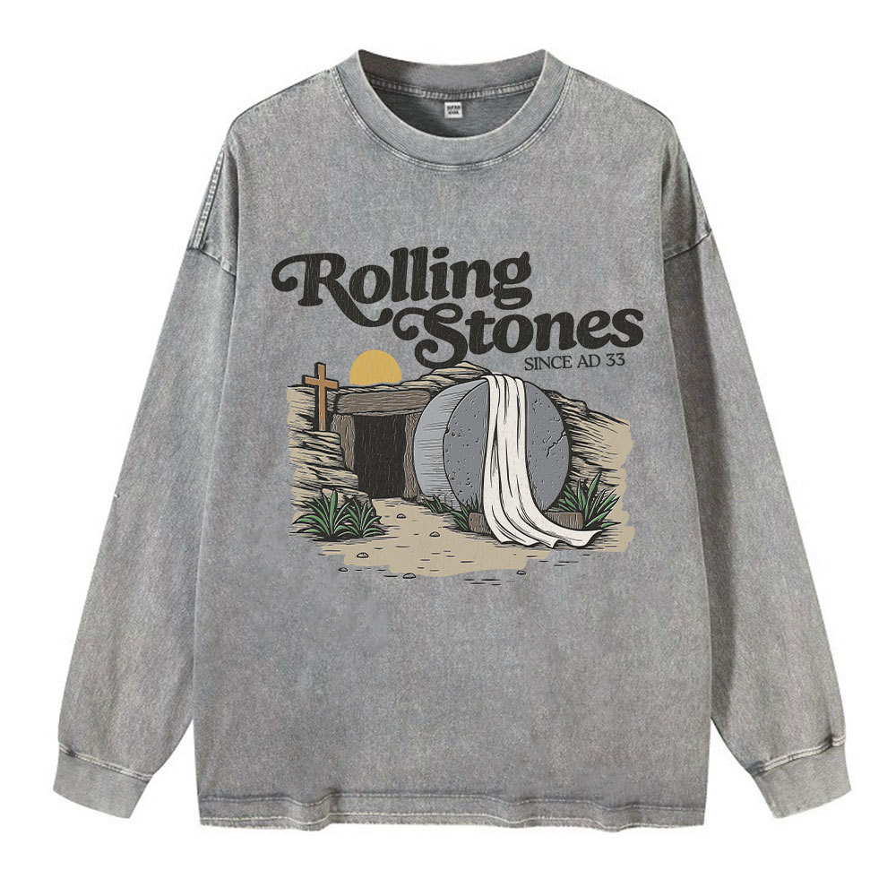 Rolling Stone Christian Washed Long Sleeve T-Shirt