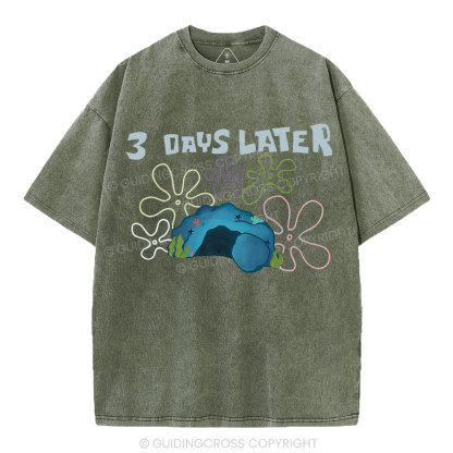 A Lot Can Happen IN 3 Days Christian Washed T-Shirt
