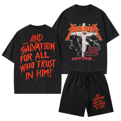 Messiah Christian Washed T-Shirt & Shorts