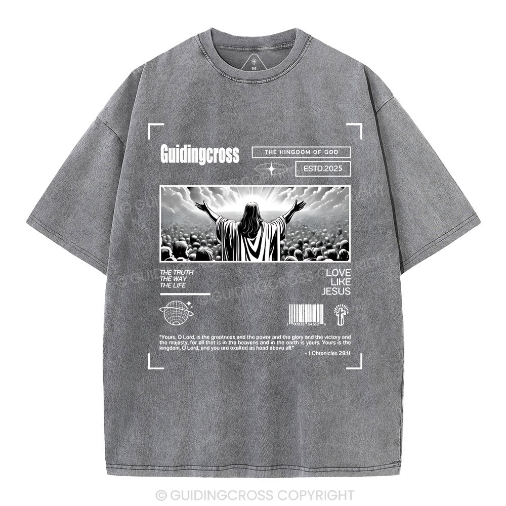 The Truth The Way The life Christian Washed T-Shirt